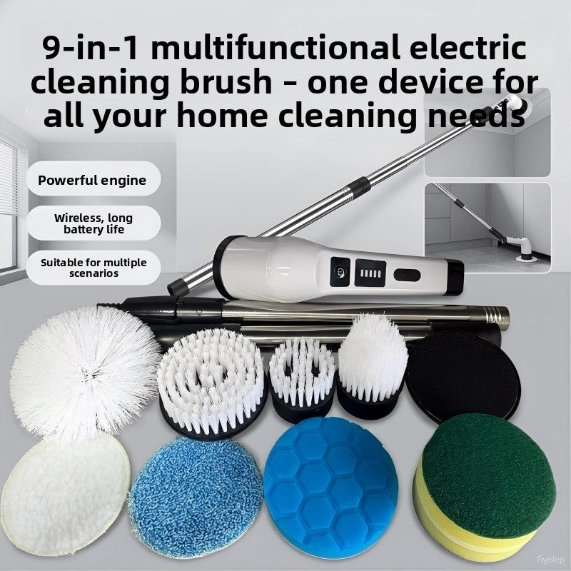 Retractable Electric Cleaning Brush Set