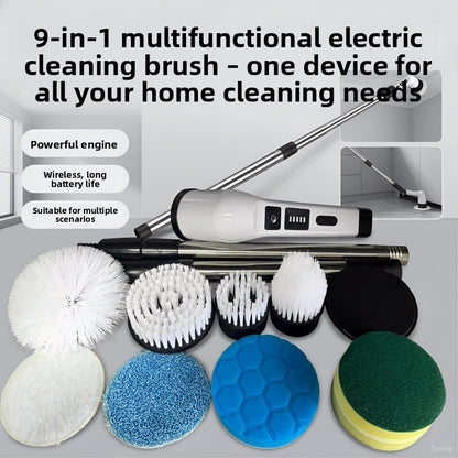 Retractable Electric Cleaning Brush Set