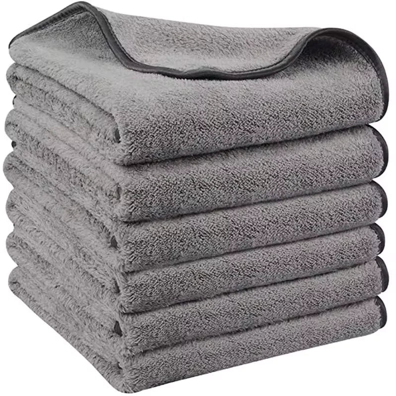 Microfiber Coral Velvet Car Wash Towel High Absorbency