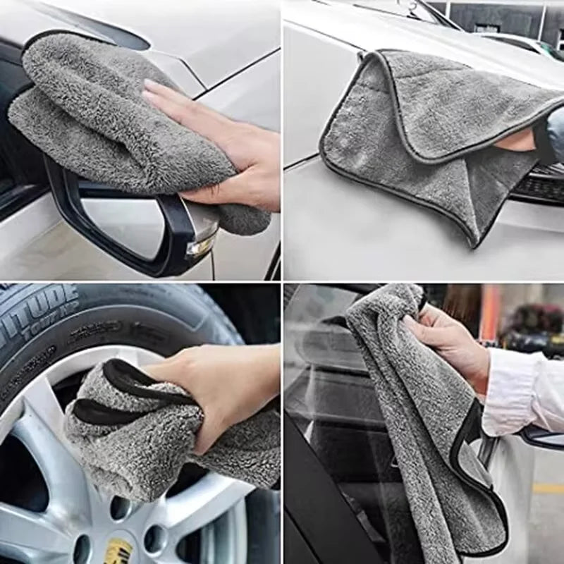 Microfiber Coral Velvet Car Wash Towel High Absorbency