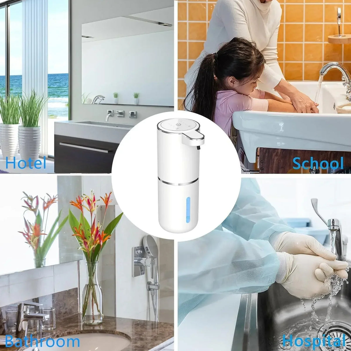 Automatic Foam Soap Dispenser – Touchless USB Sensor