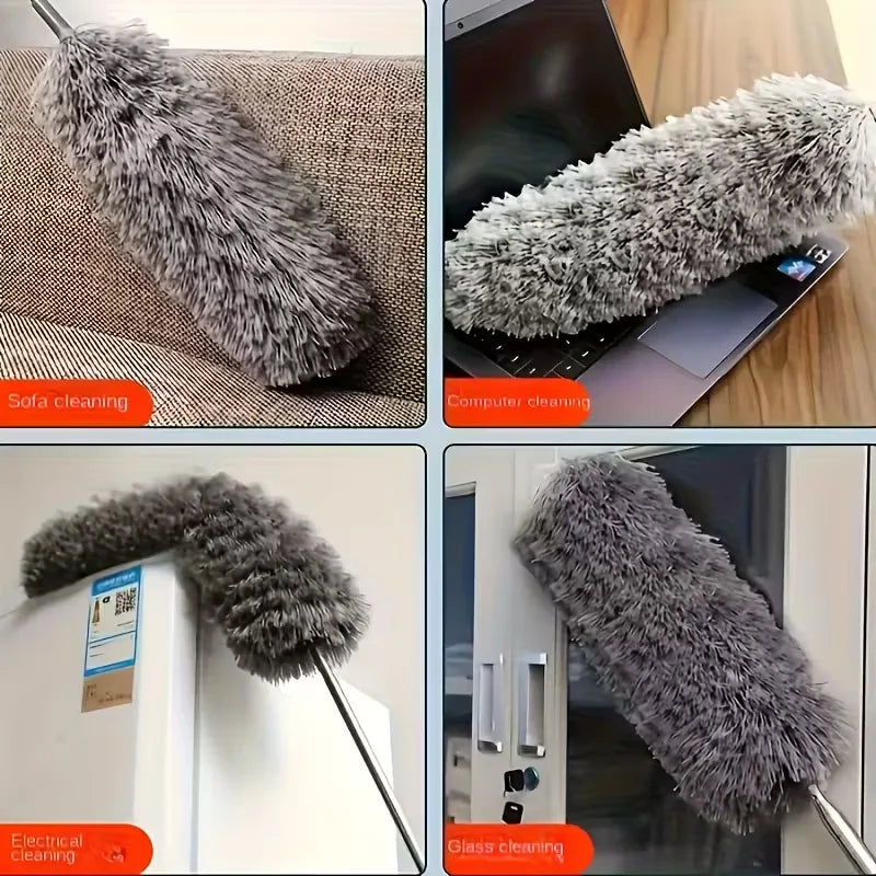 Extendable Microfiber Duster for Ceiling Fans and High Dust